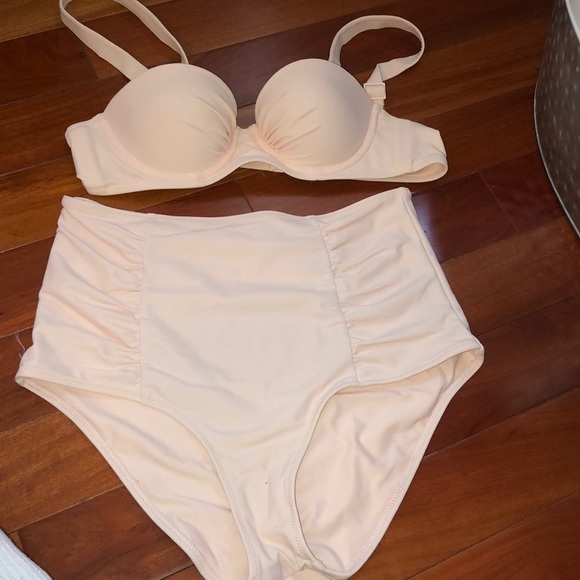 aerie Other - Worn pink aerie high wasted bikini aerie Other - Worn pink aerie high wasted bikini